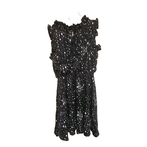 Kidpik Dress Sz 12 Black With Stars - Picture 3 of 4